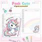 Arquivo Pack Teen - Agenda Permanente + Caneca - Unicórnio Cute - Thumbnail 1