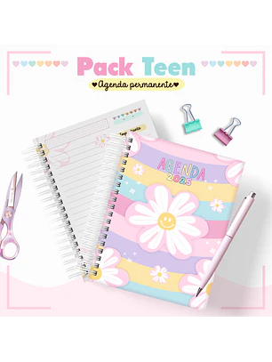 Arquivo Pack Teen - Agenda Pemanente + Caneca - Margarida Feliz