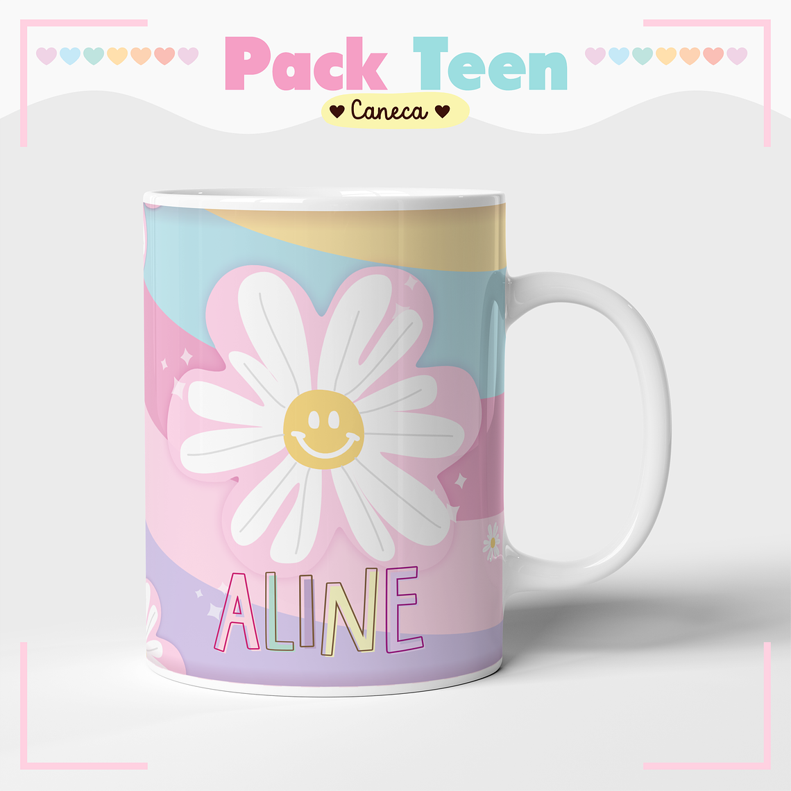 Arquivo Pack Teen - Agenda Pemanente + Caneca - Margarida Feliz 2