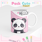 Arquivo Pack Teen - Agenda Pemanente + Caneca - Panda Cute - Thumbnail 2