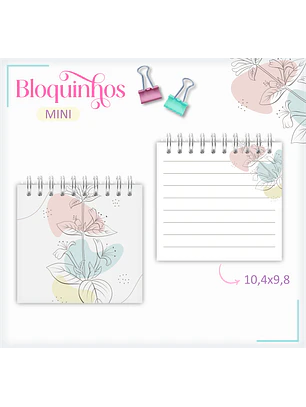 Arquivo Pack Mini Bloquinhos - 5 modelos