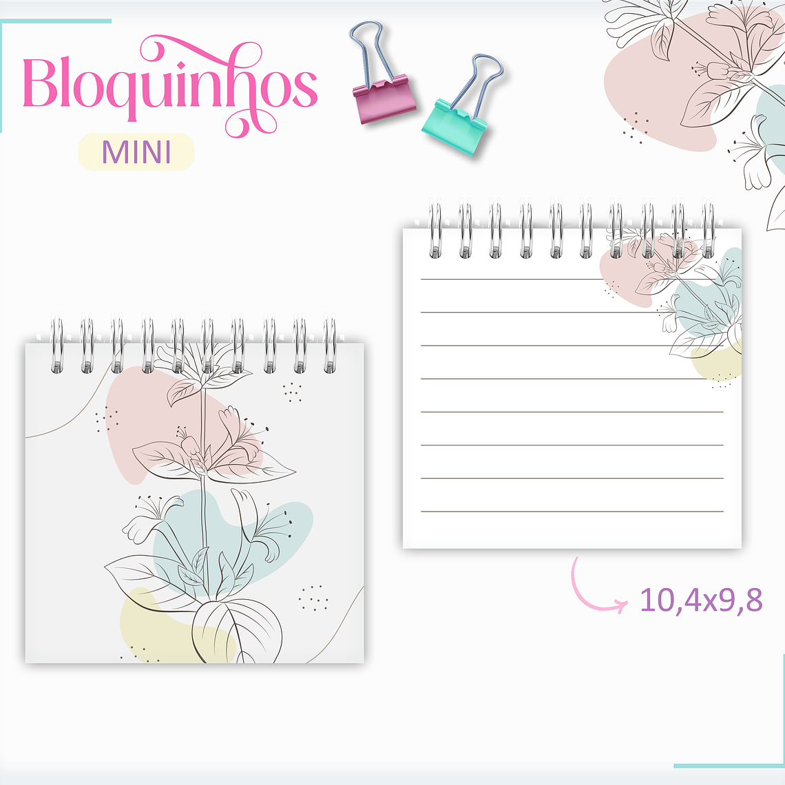 Arquivo Pack Mini Bloquinhos - 5 modelos 1