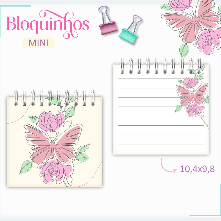 Arquivo Pack Mini Bloquinhos - 5 modelos 2