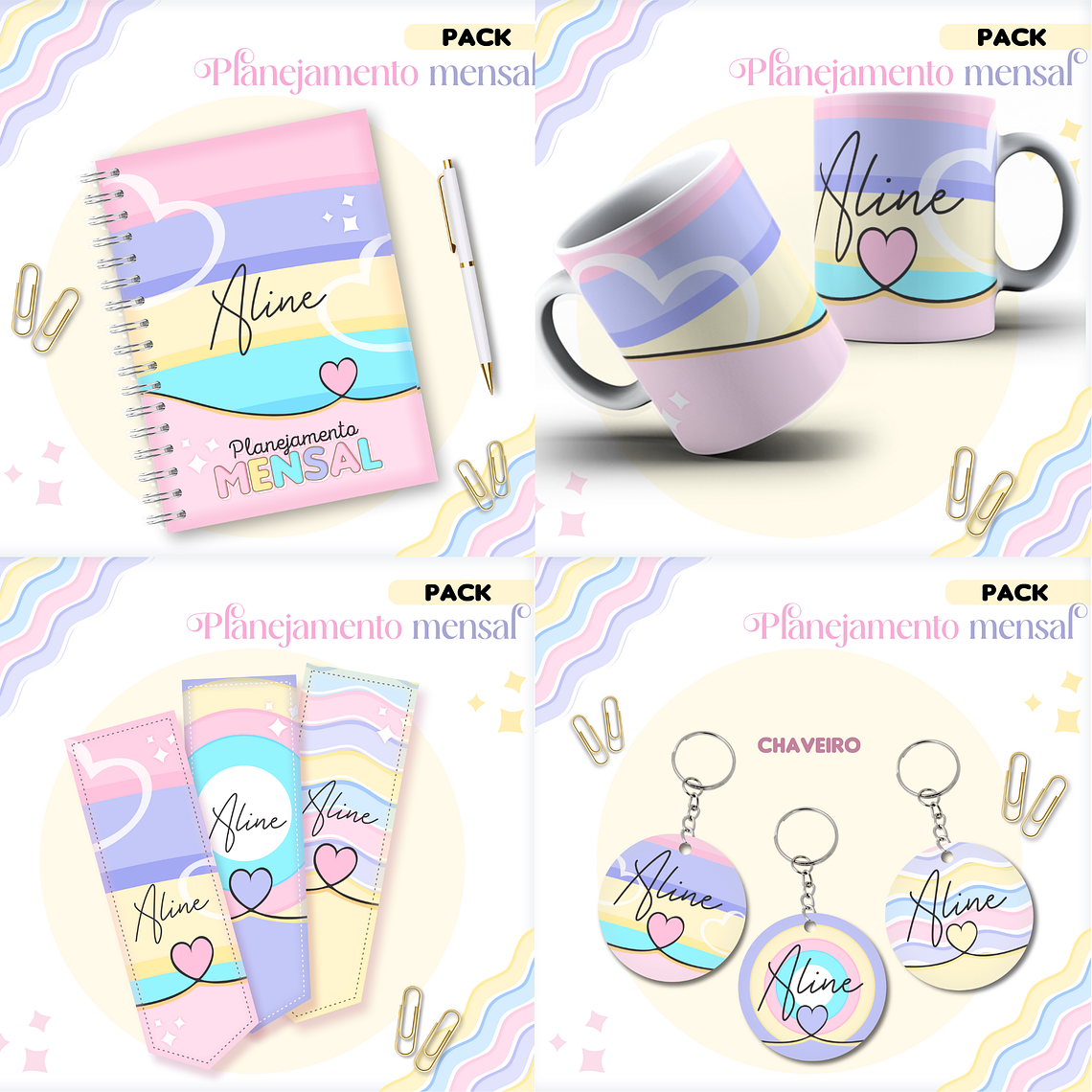 Arquivo Kit Planejadores Mensais Permanente 3