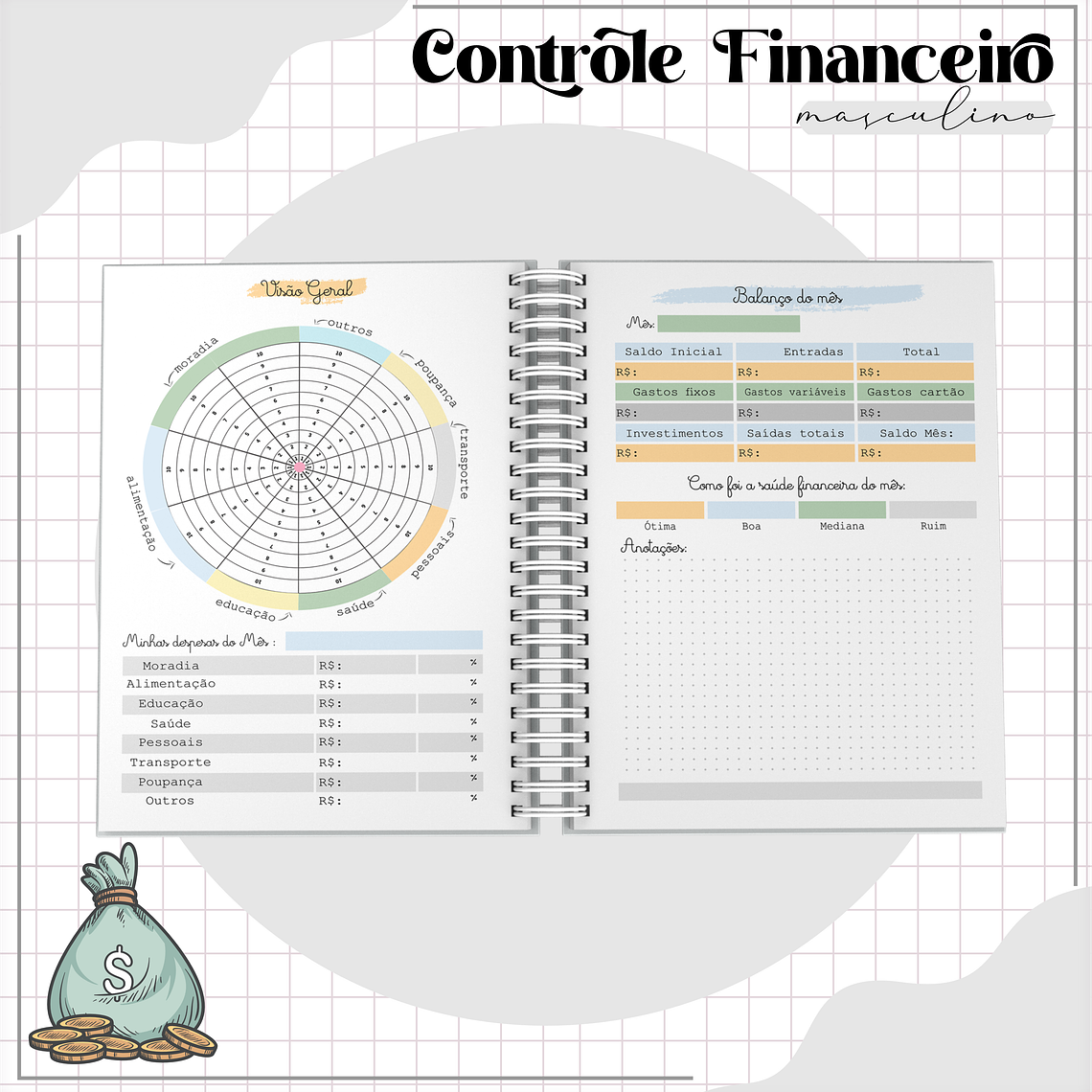 Arquivo Planner Financeiro Masculino 6