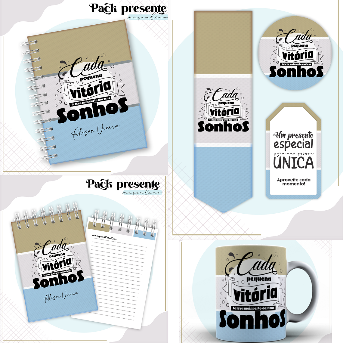 Arquivo Encadernação Kit Presente Masculino 1