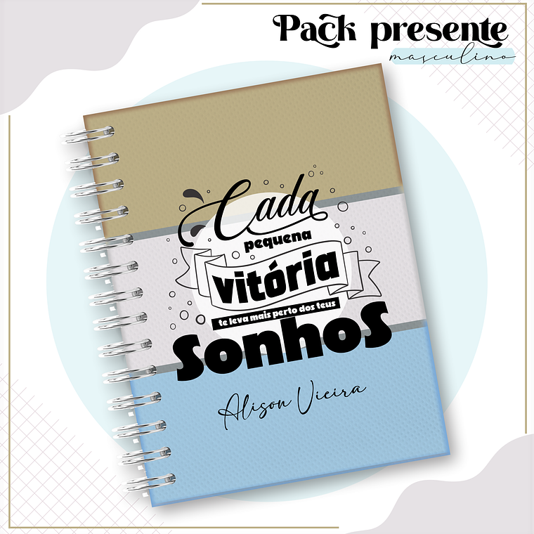 Arquivo Encadernação Kit Presente Masculino 2