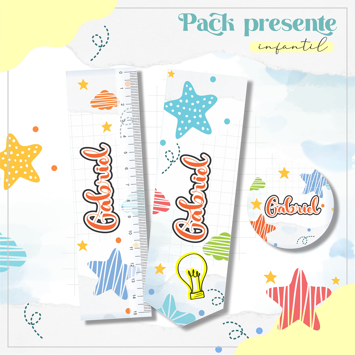 Arquivo Kit Encadernação Diário Infantil 2