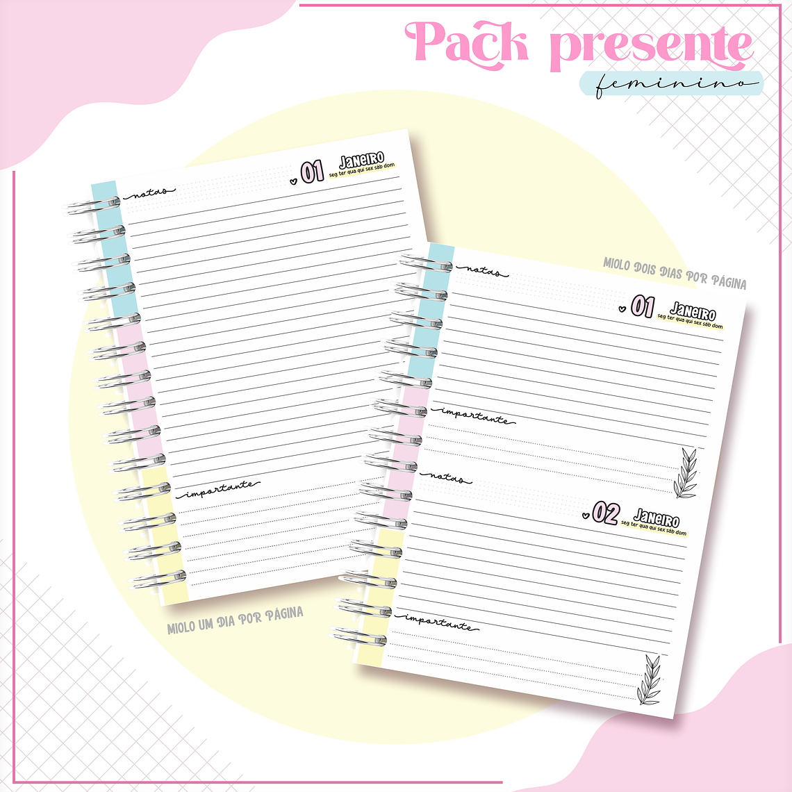 Arquivo Encadernação Kit Presente Feminino 3