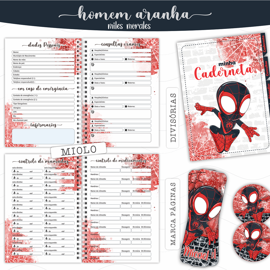 Arquivo Caderneta de Saúde - Miles Morales 3