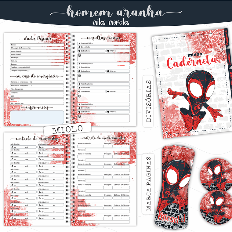 Arquivo Caderneta de Saúde - Miles Morales 3