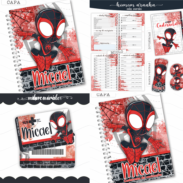 Arquivo Caderneta de Saúde - Miles Morales 1