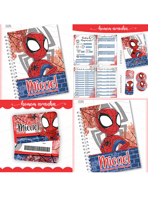 Arquivo Caderneta de Saúde - Homem Aranha