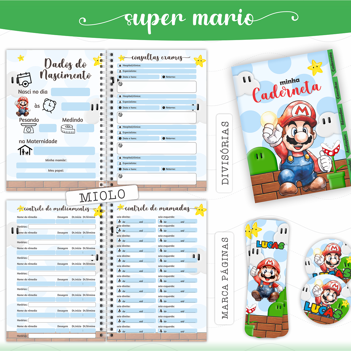 Arquivo Caderneta de Saúde - Super Mario 3