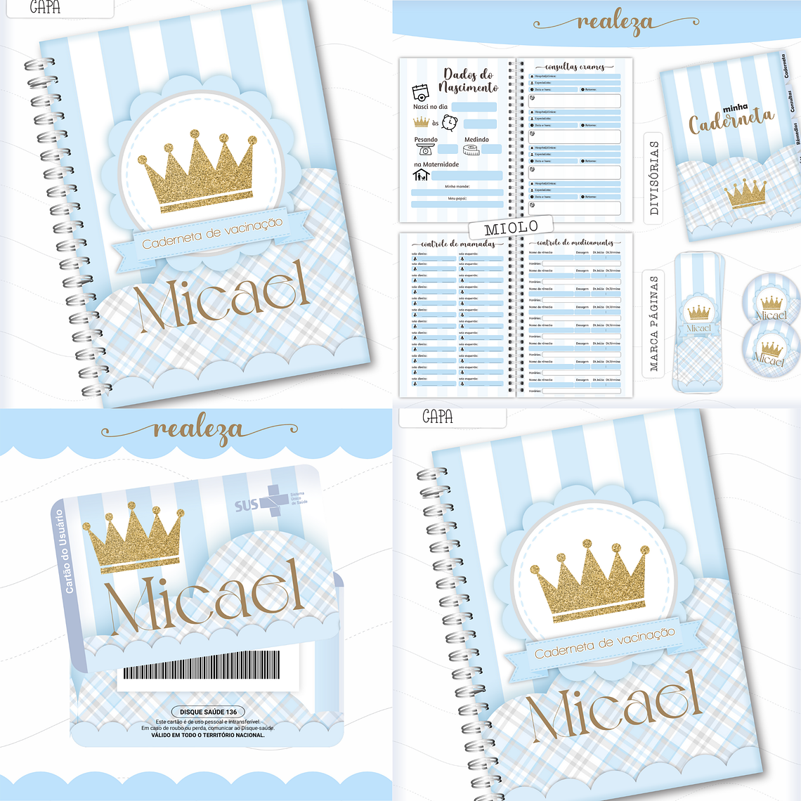 Arquivo Caderneta de Saúde - Realeza Menino 1