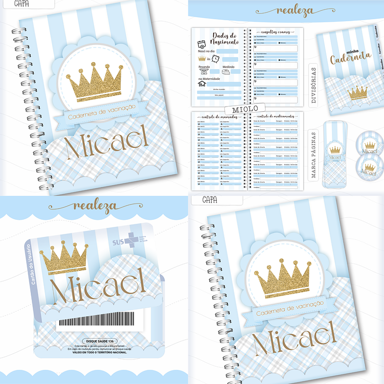 Arquivo Caderneta de Saúde - Realeza Menino 1
