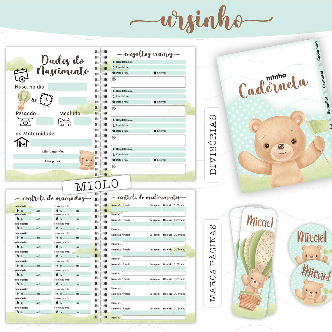 Arquivo Caderneta de Saúde - Ursinho 3