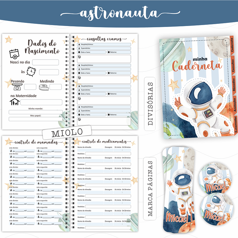 Arquivo Caderneta de Saúde - Astronauta 3
