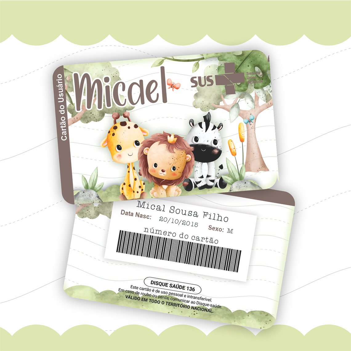 Arquivo Caderneta de Saúde - Safari Menino 4