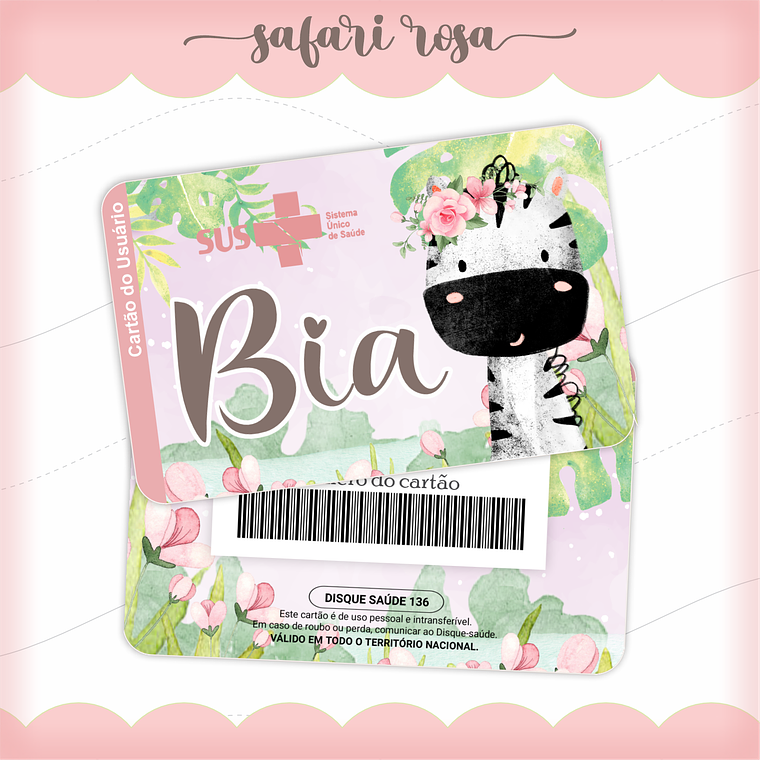 Arquivo Caderneta de Saúde - Safari Menina 4