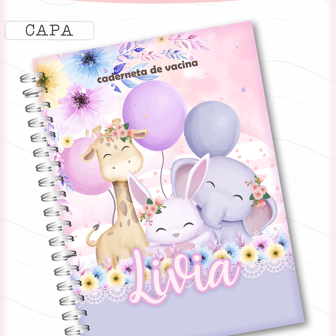 Arquivo Caderneta de Saúde - Bichinhos Menina 2