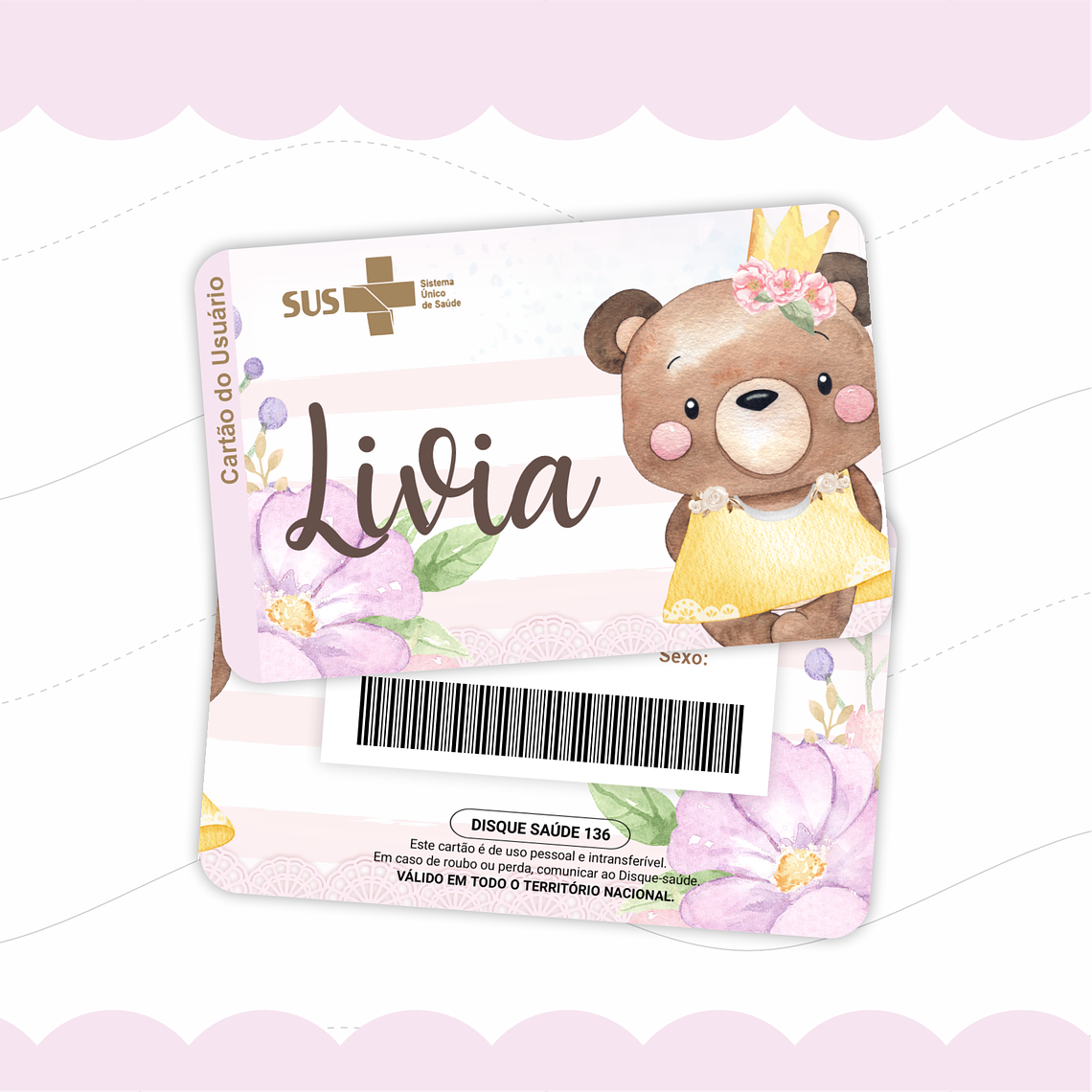 Arquivo Caderneta de Saúde -  Ursinha 4