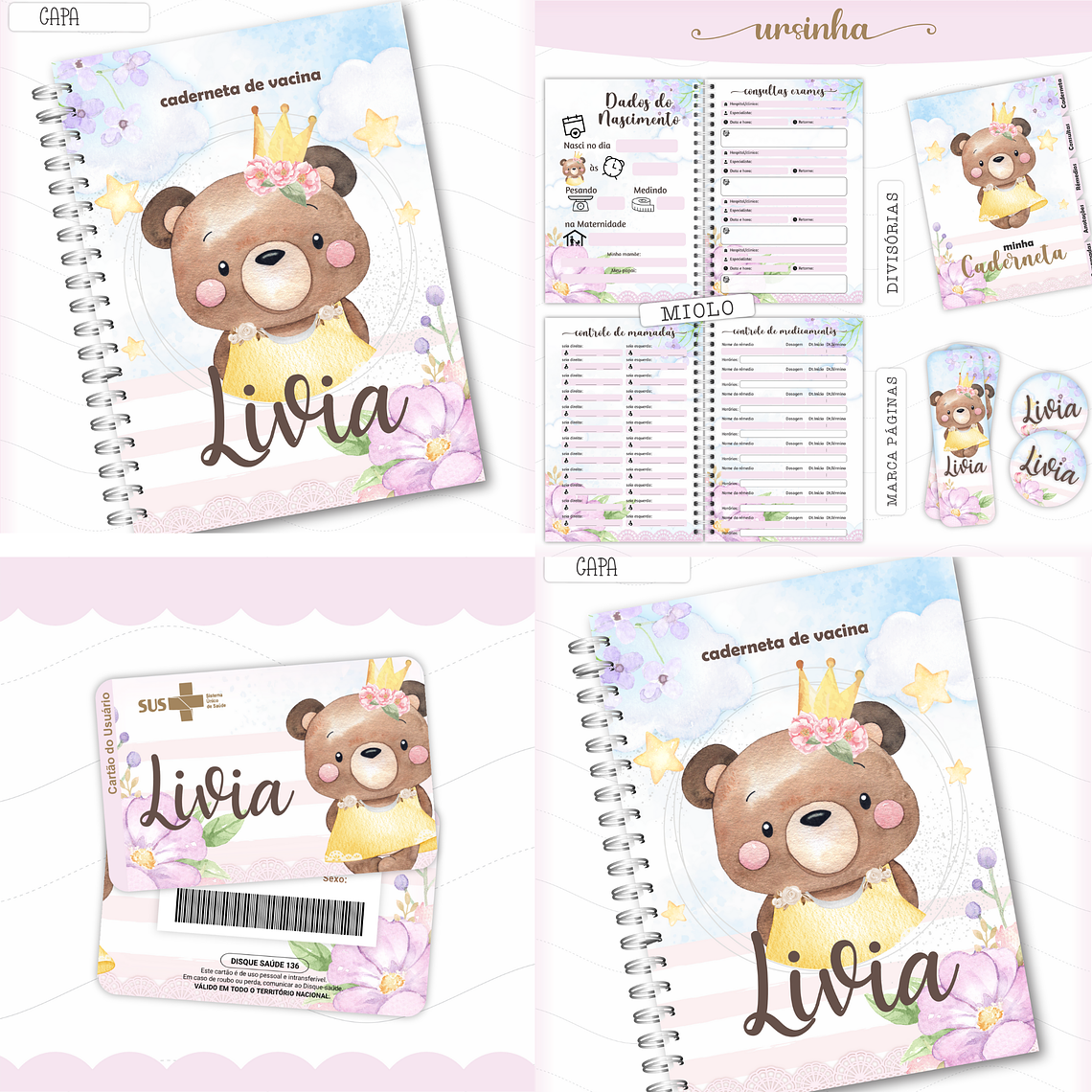 Arquivo Caderneta de Saúde -  Ursinha 1