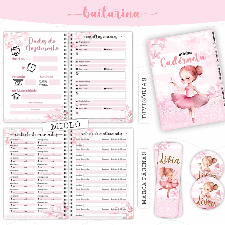 Arquivo Caderneta de Saúde - Bailarina 3