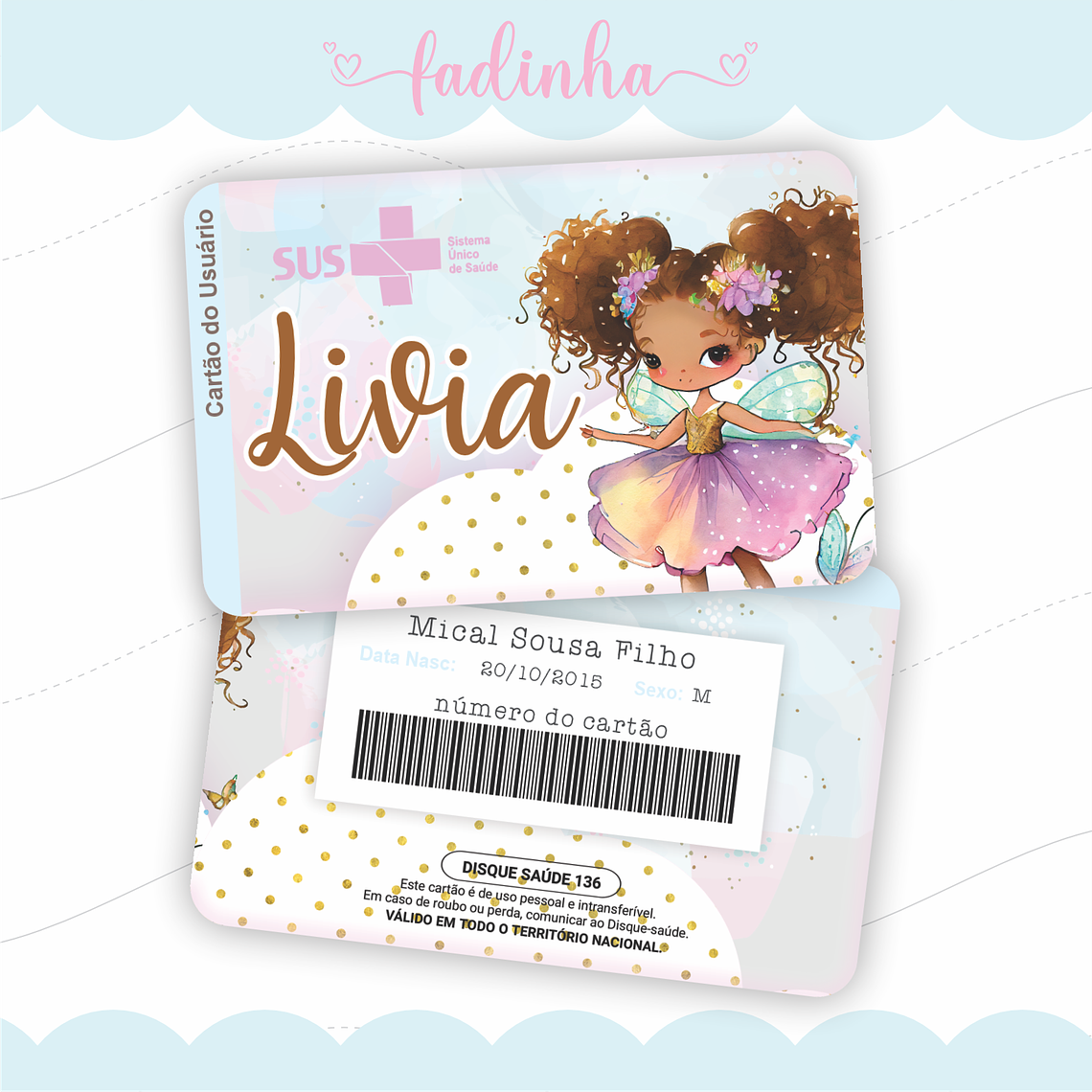 Arquivo Caderneta de Saúde -  Fadinha 4