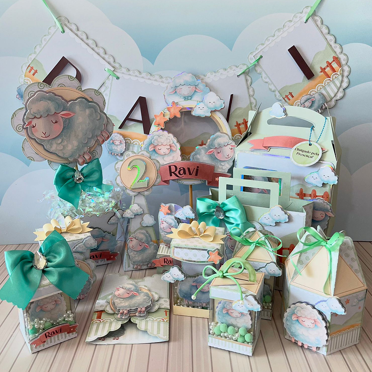 Arquivo de Corte Ovelhinha Verde 1