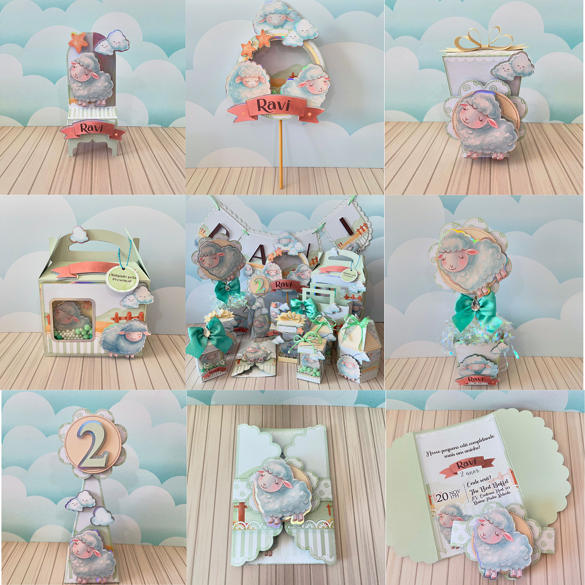 Arquivo de Corte Ovelhinha Verde 2