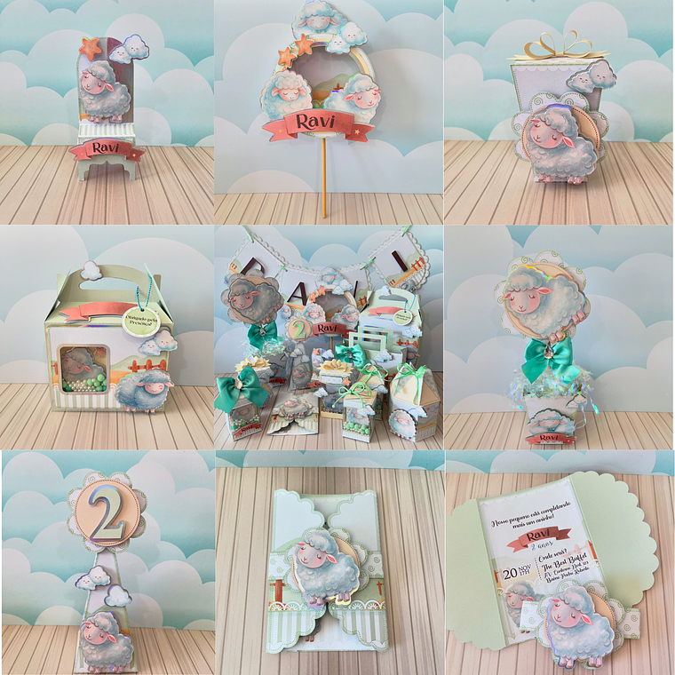 Arquivo de Corte Ovelhinha Verde 2