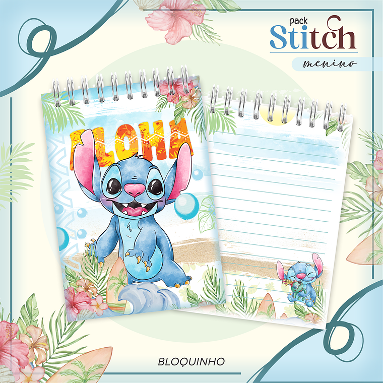 Arquivo Caderneta de Saúde + Brindes - Stitch 5