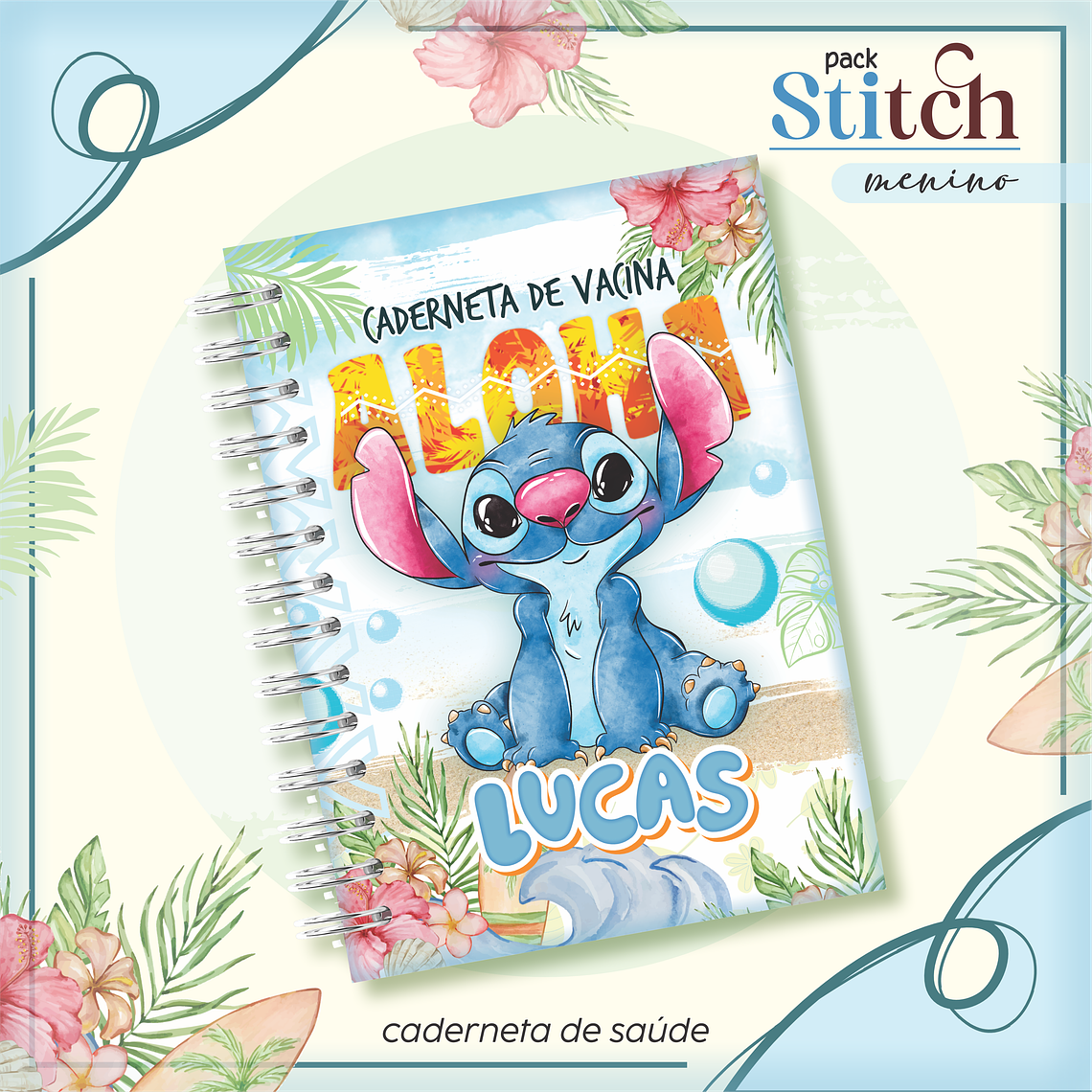 Arquivo Caderneta de Saúde + Brindes - Stitch 2