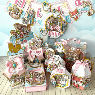 Arquivo de Corte Arca de Noé Menina