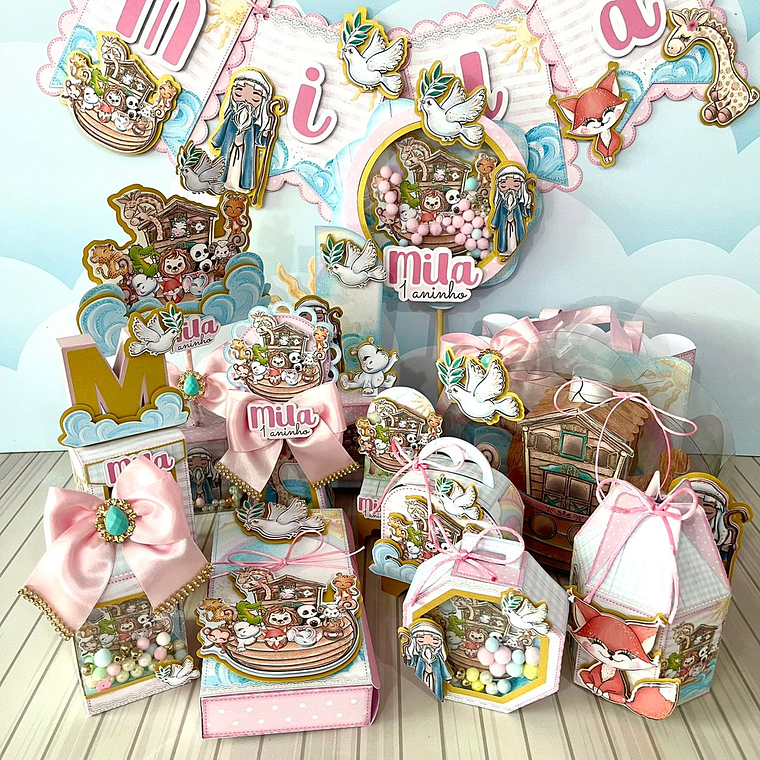 Arquivo de Corte Arca de Noé Menina 1