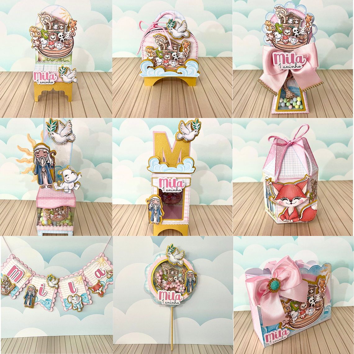 Arquivo de Corte Arca de Noé Menina 2