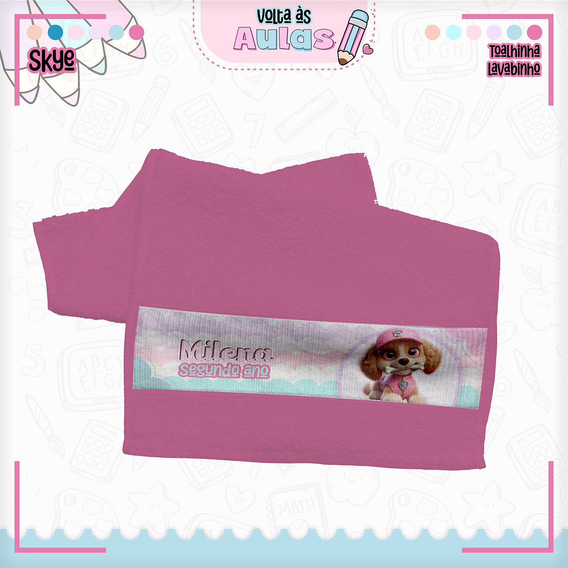 Arquivo Encadernação Kit Escolar - Skye 10