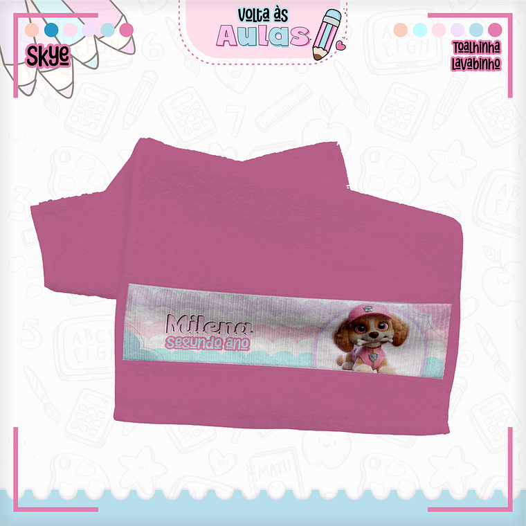 Arquivo Encadernação Kit Escolar - Skye 10