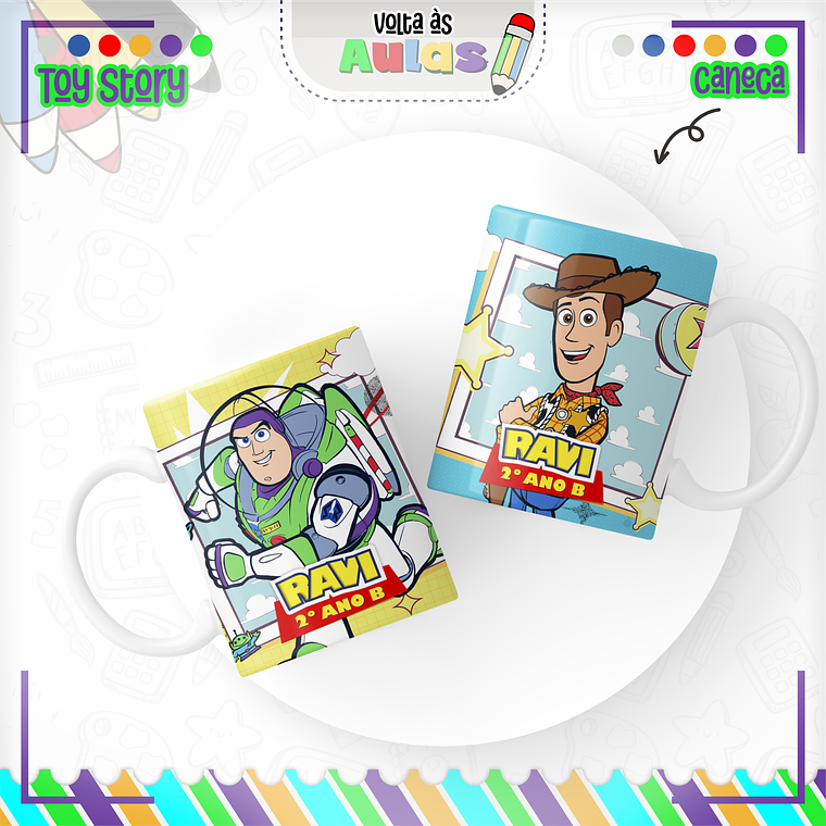 Arquivo Encadernação Kit Escolar - Toy Story 11