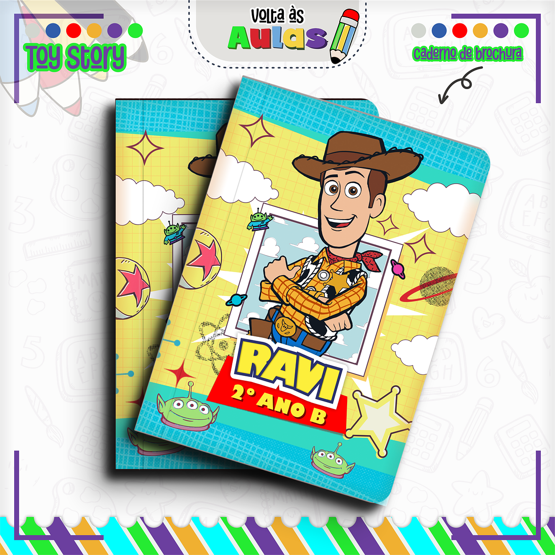 Arquivo Encadernação Kit Escolar - Toy Story 16