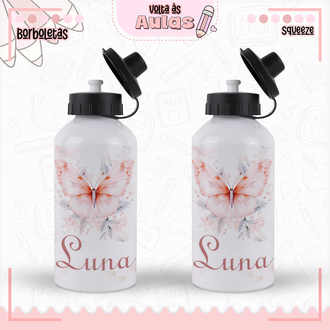 Arquivo Encadernação Kit Escolar - Borboletas 4