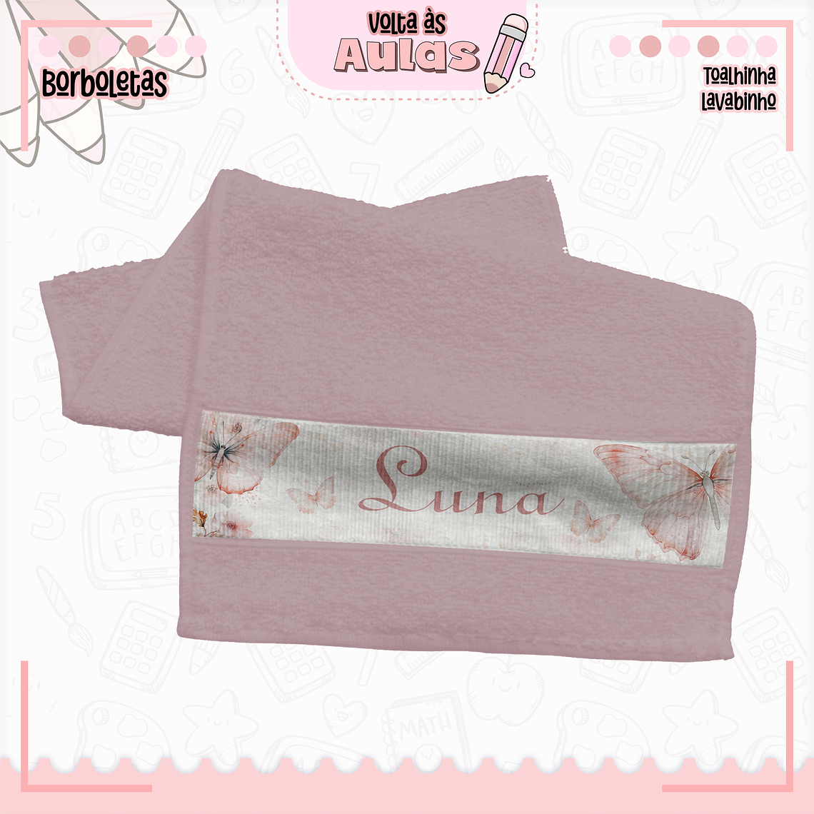 Arquivo Encadernação Kit Escolar - Borboletas 15