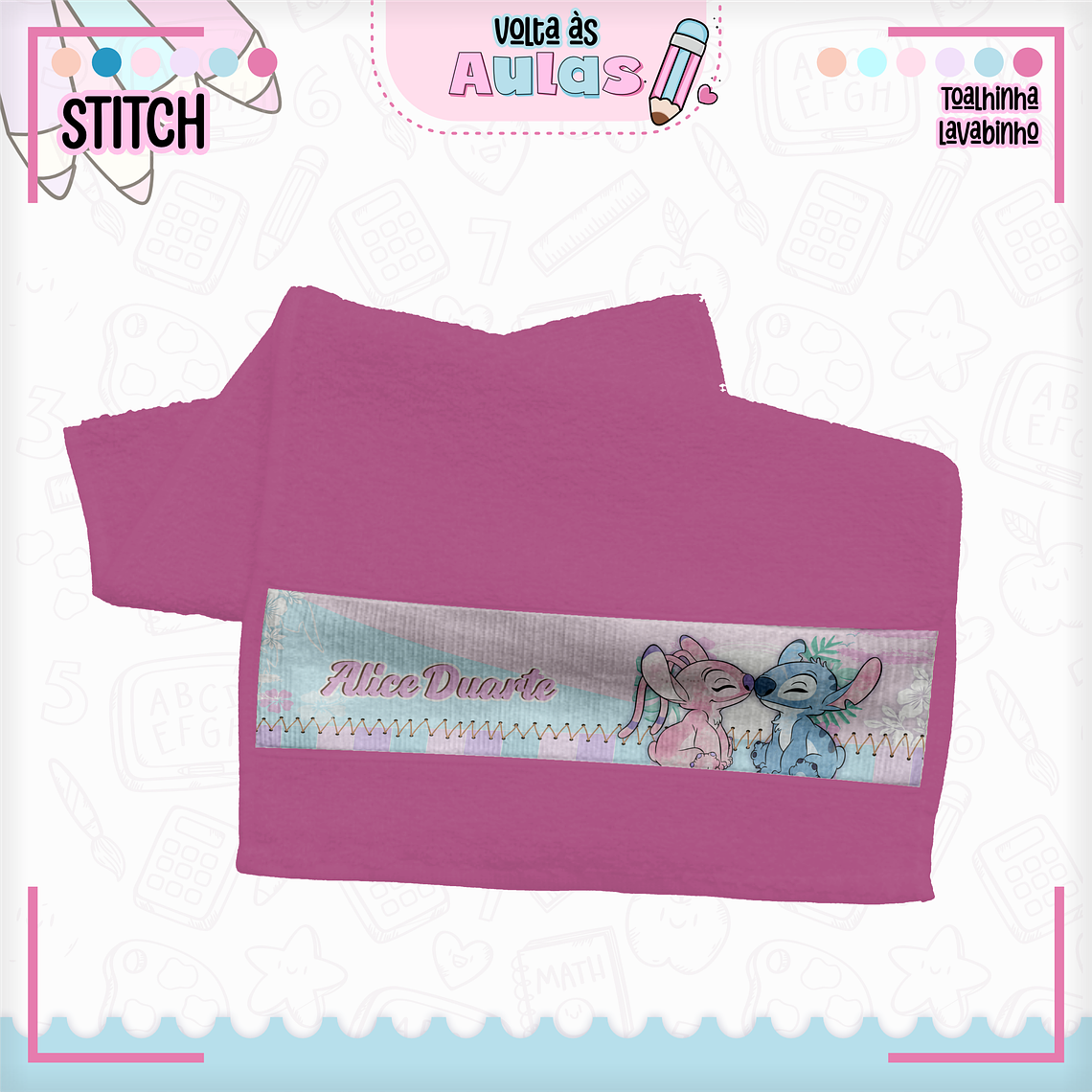 Arquivo Encadernação Kit Escolar - Stitch e Angel  15