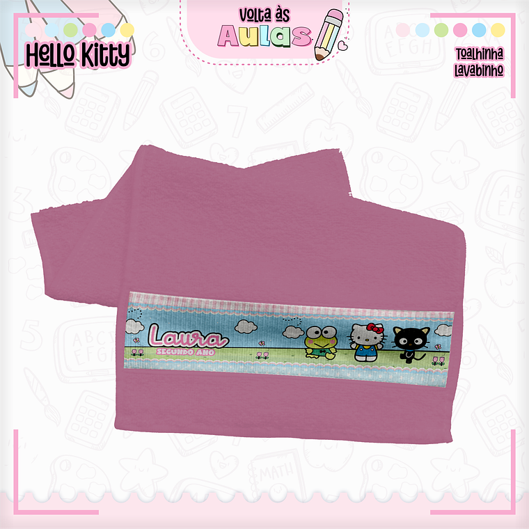 Arquivo Encadernação Kit Escolar - Hello Kitty  10