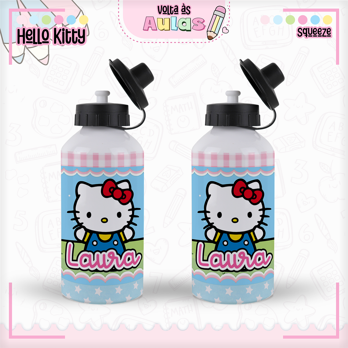 Arquivo Encadernação Kit Escolar - Hello Kitty  13