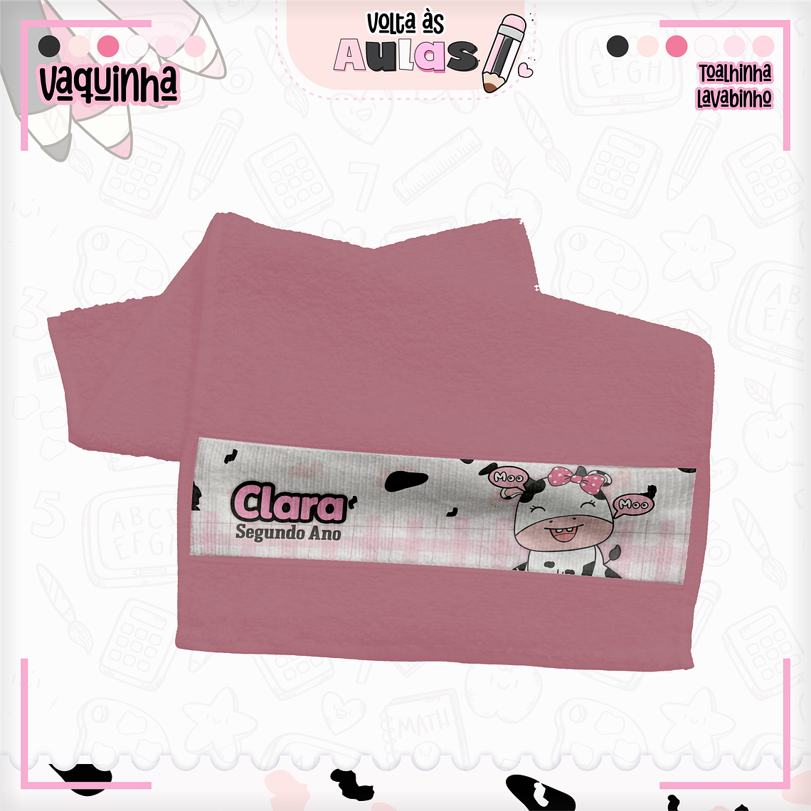 Arquivo Encadernação Kit Escolar - Vaquinha 10