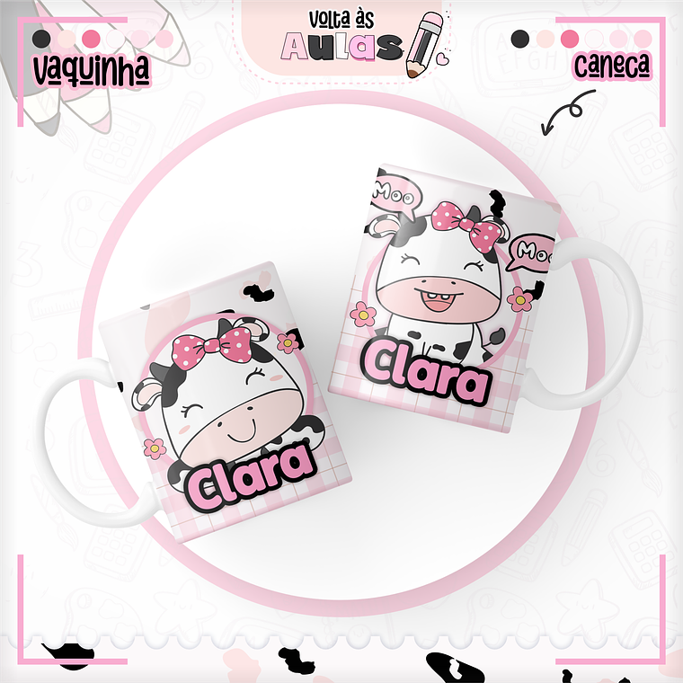 Arquivo Encadernação Kit Escolar - Vaquinha 13