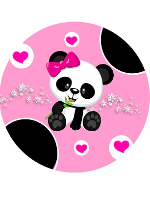 Arquivo Painel Panda Rosa