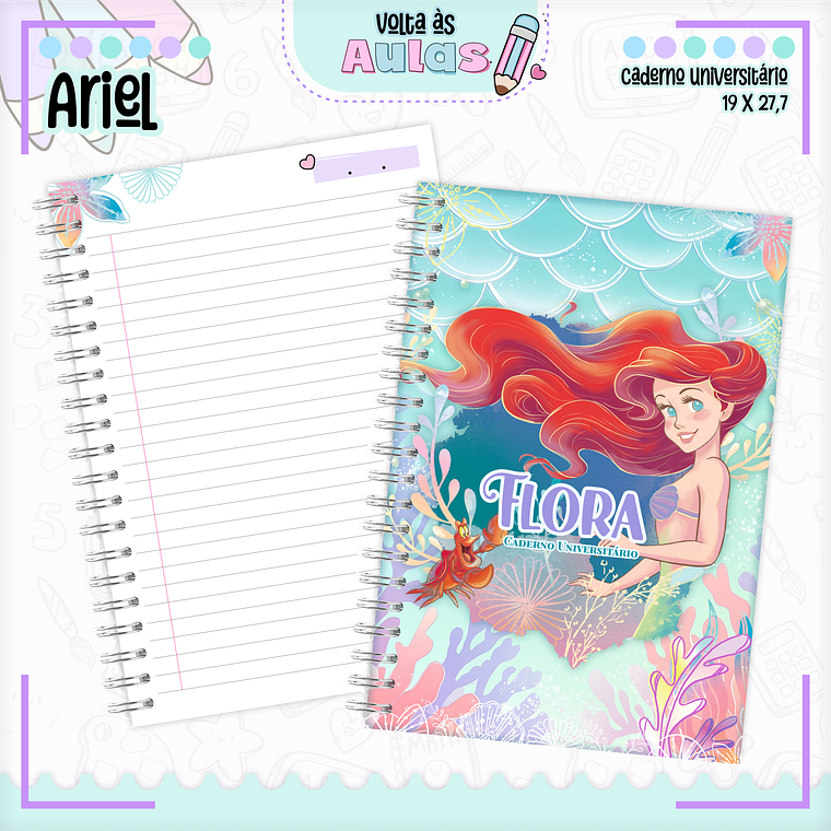 Arquivo Encadernação Kit Escolar - Ariel  3